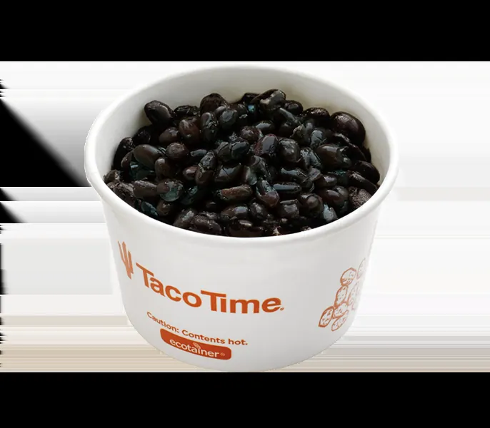 Taco Time Black Beans with price and calories