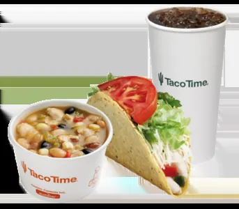 Taco Time Light Meal Combo with price and calories
